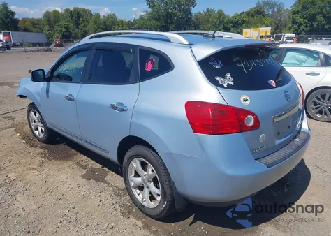 2011 Nissan Rogue Sv из США, поврежденный, VIN JN8AS5MV4BW252761